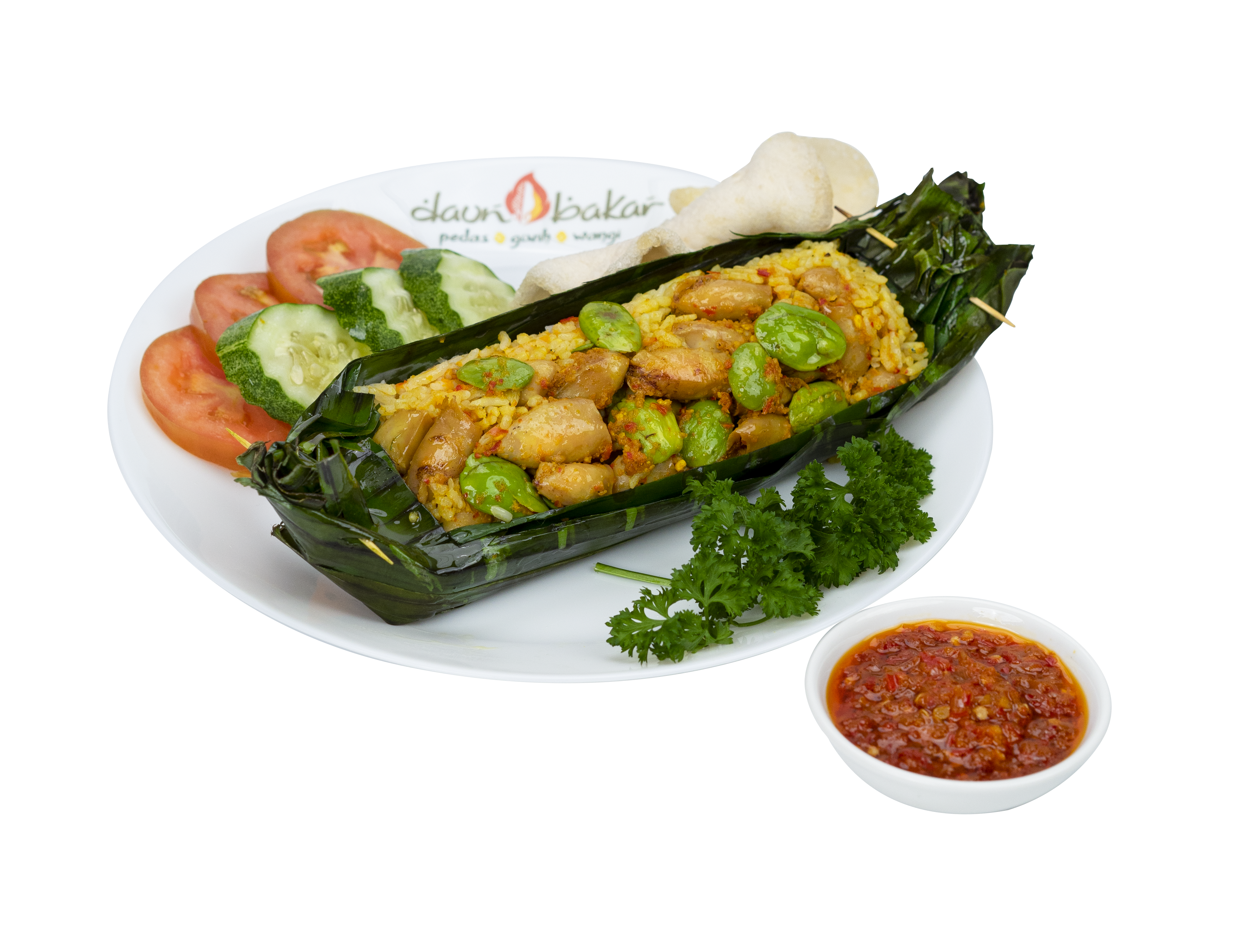 Image Product Nasi Daun Bakar